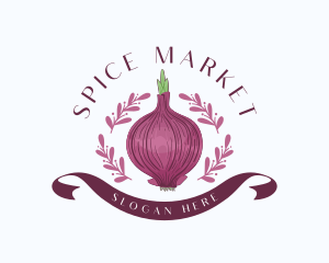 Natural Onion Spice logo design