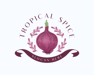 Natural Onion Spice logo design