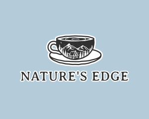 Outdoor - Outdoor Mountain Campsite Cafe logo design