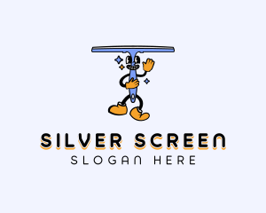 Cleaning Squeegee Wiper  Logo