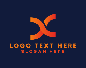 Modern - Modern Business Letter X logo design