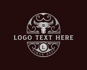 Luxury - Bison Bull Ranch logo design