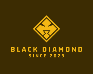 Diamond Lion Face logo design