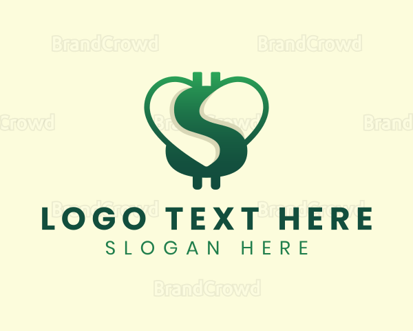 Dollar Heart Savings Logo