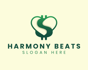 Money - Dollar Heart Savings logo design
