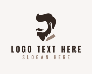 Hairdresser - Male Hair Grooming logo design