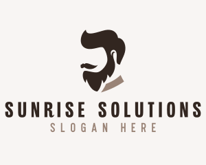 Male Hair Grooming logo design