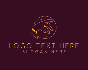 Ring - Hand Ring Jewelry logo design