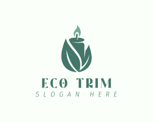 Eco Light Candle logo design