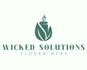 Eco Light Candle logo design