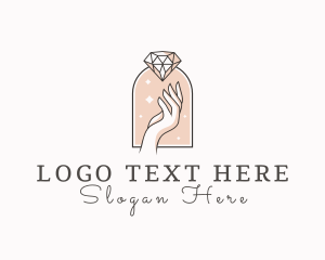 Feminine Gemstone Accessories logo design