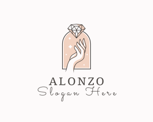 Feminine Gemstone Accessories logo design