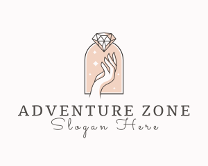 Feminine Gemstone Accessories logo design