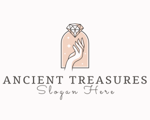 Feminine Gemstone Accessories logo design