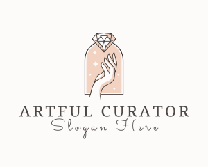 Feminine Gemstone Accessories logo design