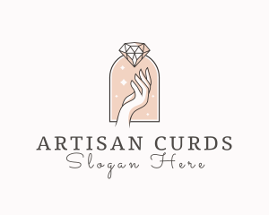 Feminine Gemstone Accessories logo design