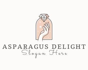 Feminine Gemstone Accessories logo design