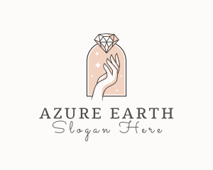 Feminine Gemstone Accessories logo design