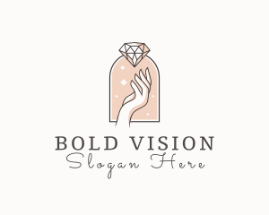 Feminine Gemstone Accessories logo design