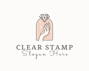 Feminine Gemstone Accessories logo design