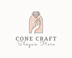 Feminine Gemstone Accessories logo design