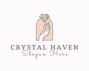 Feminine Gemstone Accessories logo design