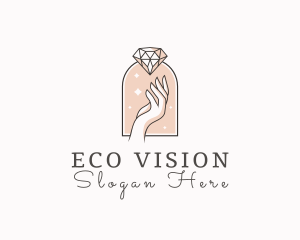 Feminine Gemstone Accessories logo design