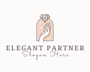 Feminine Gemstone Accessories logo design