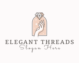 Feminine Gemstone Accessories logo design