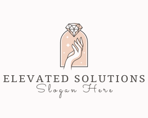 Feminine Gemstone Accessories logo design