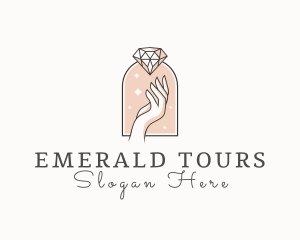 Feminine Gemstone Accessories logo design