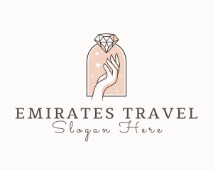 Feminine Gemstone Accessories logo design