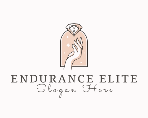 Feminine Gemstone Accessories logo design