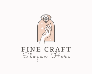 Feminine Gemstone Accessories logo design