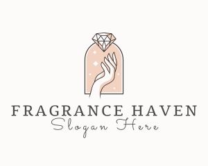 Feminine Gemstone Accessories logo design