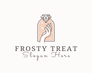 Feminine Gemstone Accessories logo design