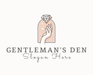 Feminine Gemstone Accessories logo design