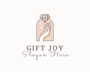 Feminine Gemstone Accessories logo design