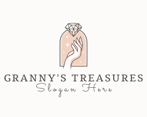 Feminine Gemstone Accessories logo design