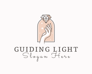 Feminine Gemstone Accessories logo design