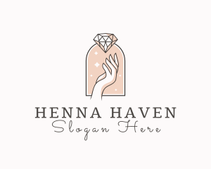 Feminine Gemstone Accessories logo design