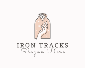 Feminine Gemstone Accessories logo design