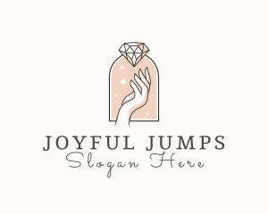 Feminine Gemstone Accessories logo design