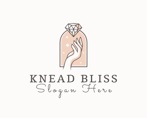 Feminine Gemstone Accessories logo design