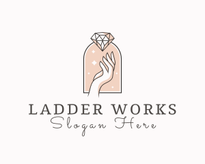 Feminine Gemstone Accessories logo design