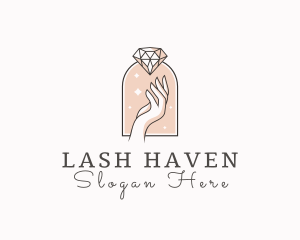 Feminine Gemstone Accessories logo design