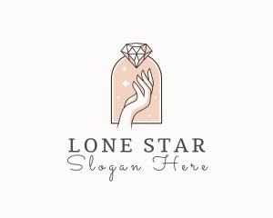 Feminine Gemstone Accessories logo design