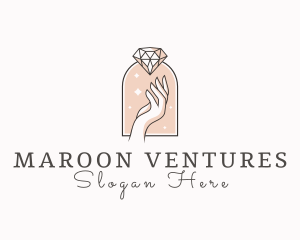 Feminine Gemstone Accessories logo design