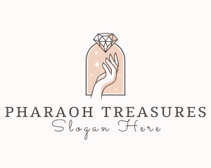 Feminine Gemstone Accessories logo design