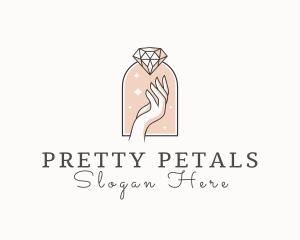 Feminine Gemstone Accessories logo design